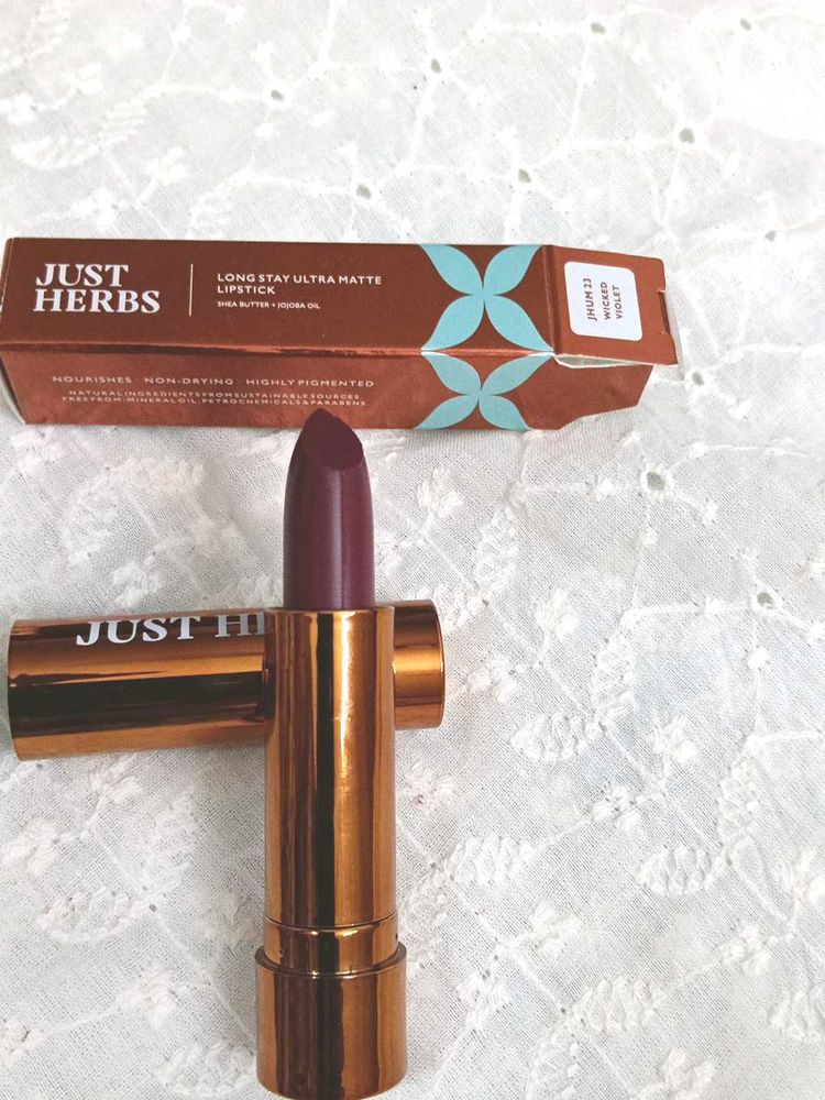Just Herbs Lipstick &#34;Wicked violet&#34;