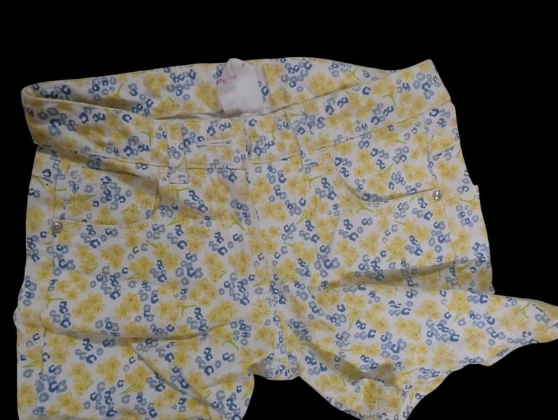 Floral Print Shorts