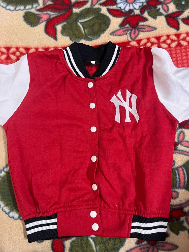 Red &amp; White Jacket