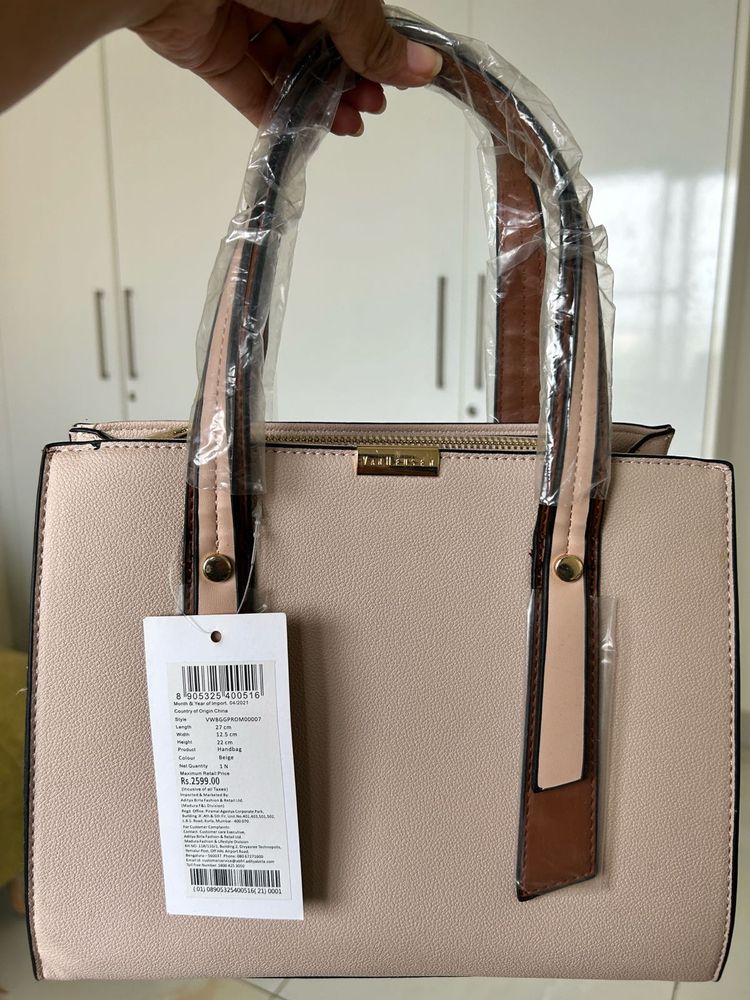 New Beige Van Heusen Elegant Handbag