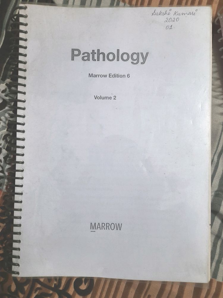 Marrow Edition 6 Pathology Notes Volume 1 And 2