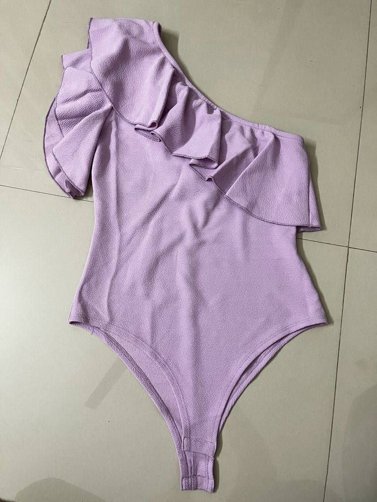 One Shoulder BodySuit Top
