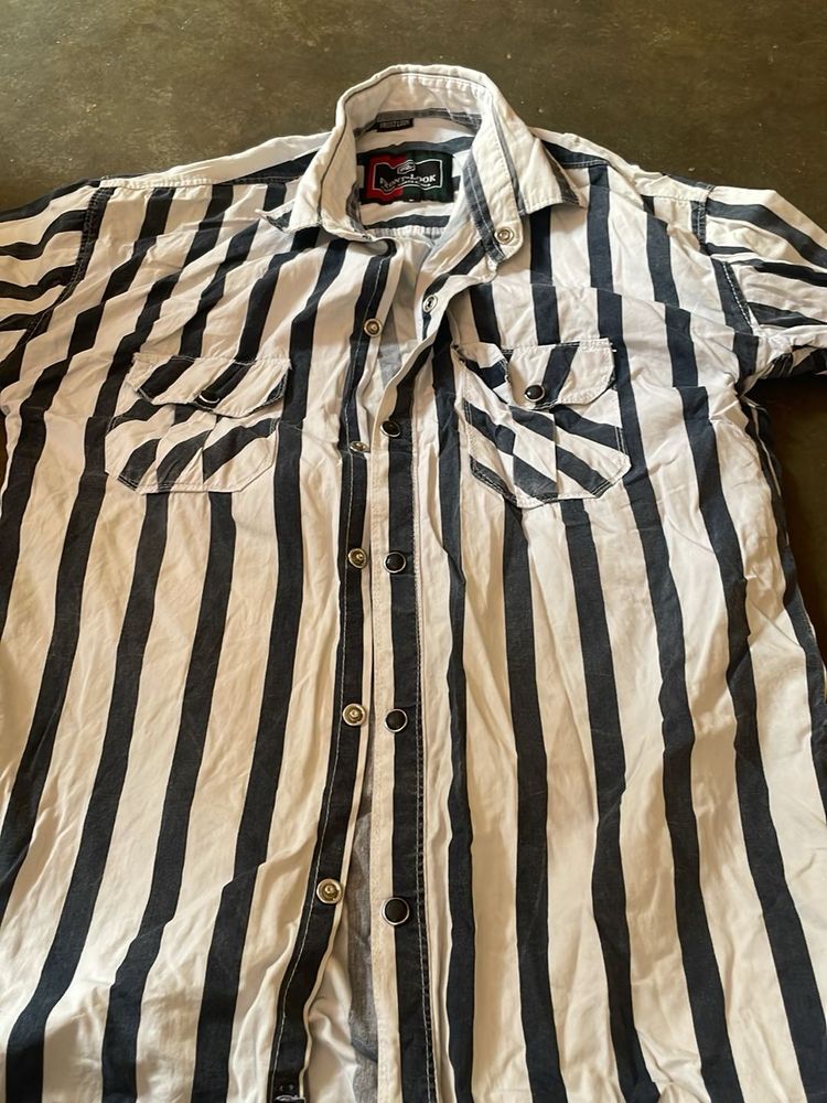 Vintage Striped Western Shirt