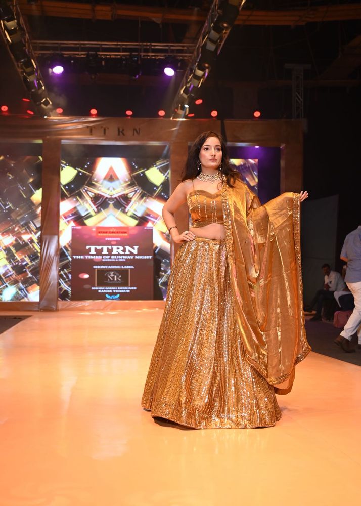 Golden Lehenga Choli