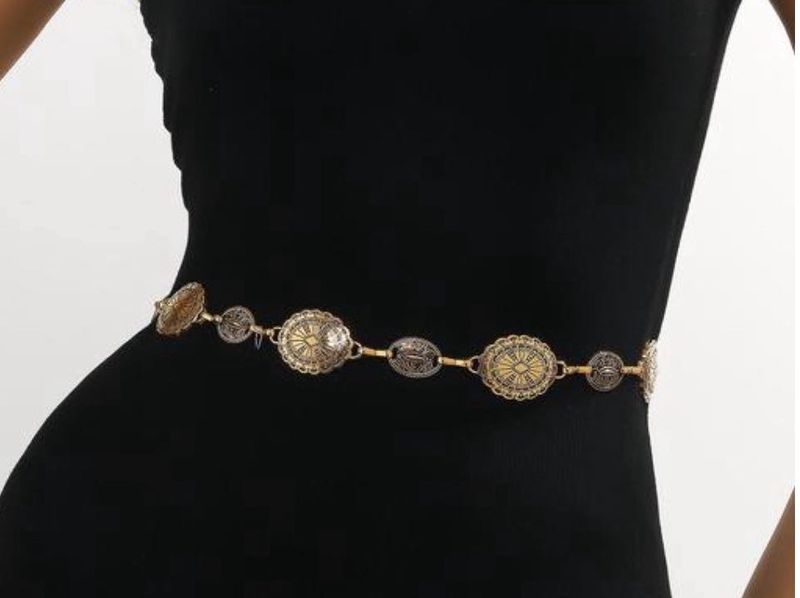 Animal Print dress (waist Belt Set 2in1)