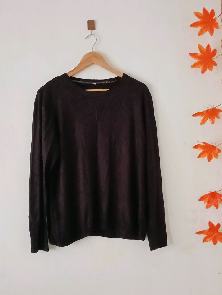 Black Women Long Sleeves T Shirt