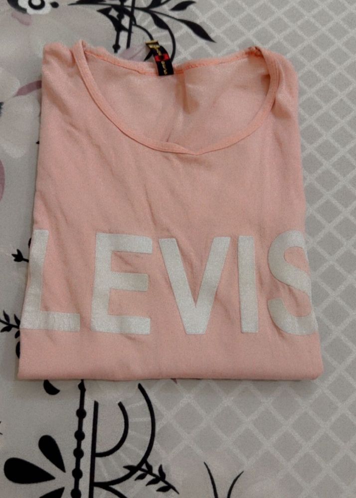 Graphic Tee - Peach