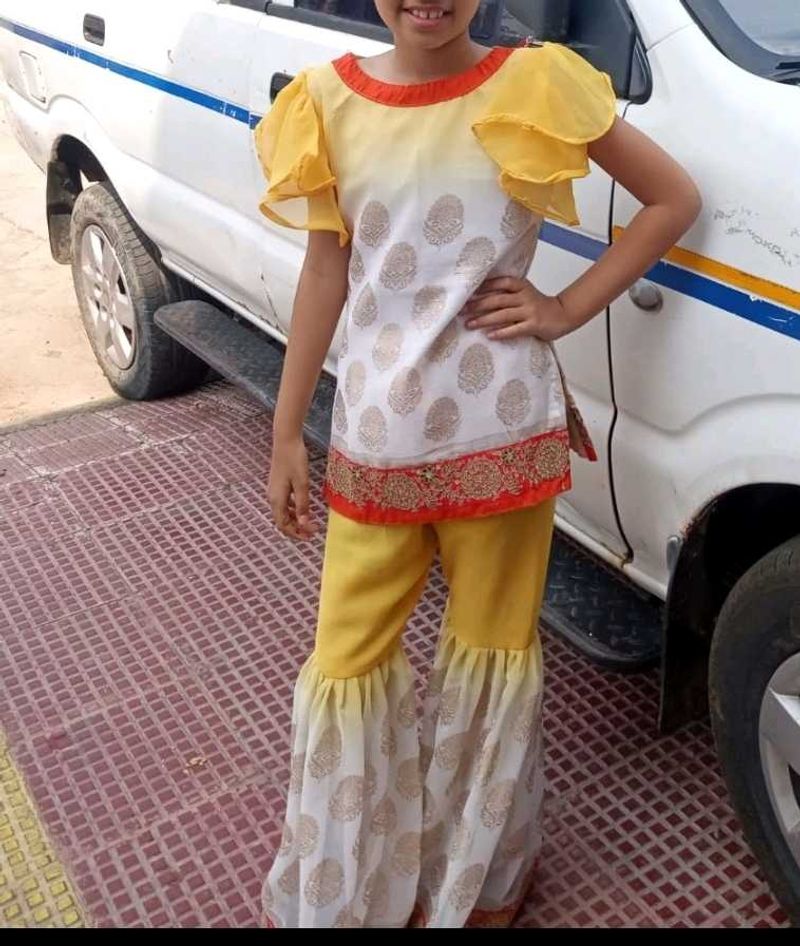 Boutique Design Shrara And Short Kurti ❤️