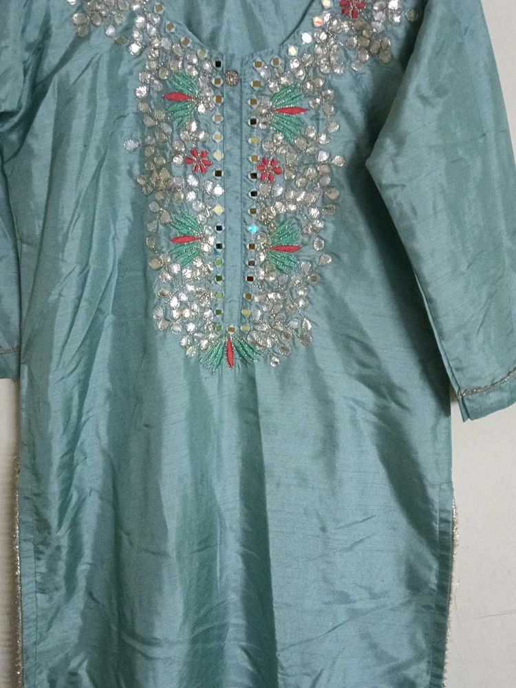 Elegant Embroidered Suit