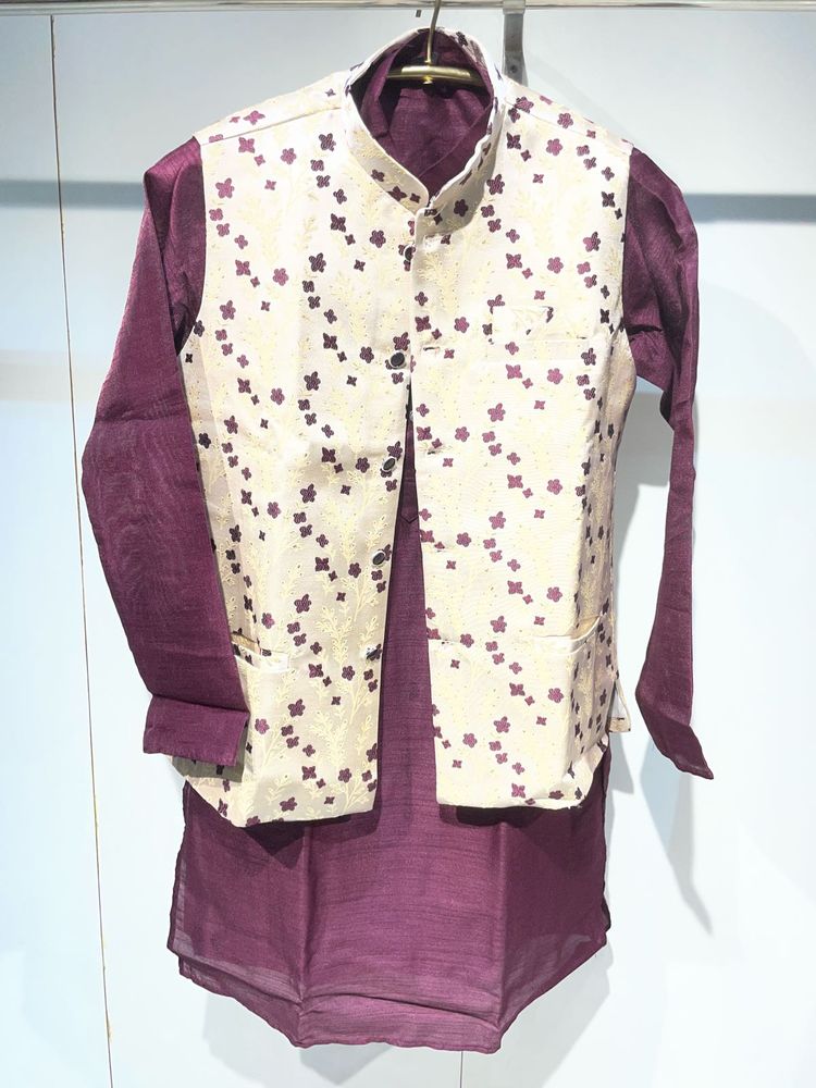 Elegant Indian Outfit with Vest