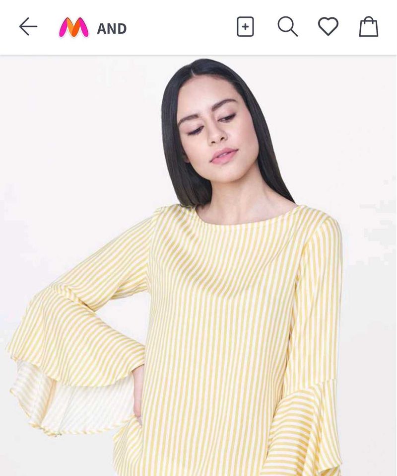 Yellow Stripped Top