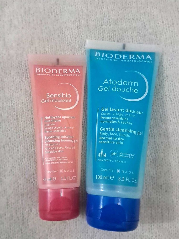 SensibioGel Moussant Cleanser &amp; Atoderm Shower Gel
