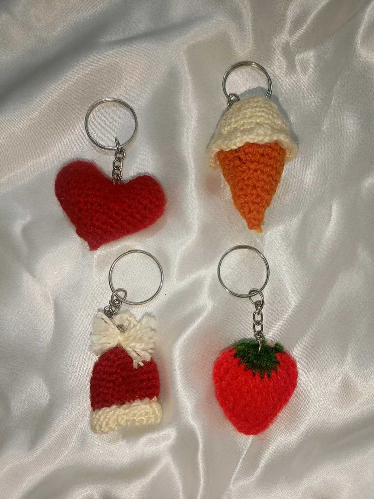 Crochet Keychains - Cute Designs!
