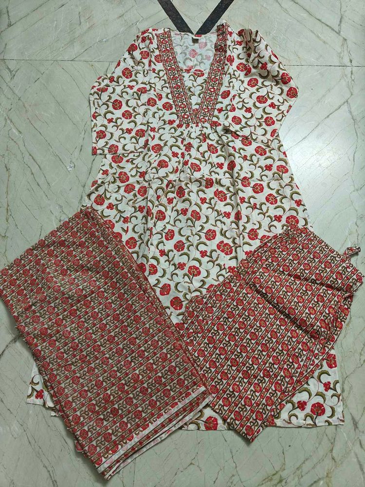 Kurta With Pant N Dupatta