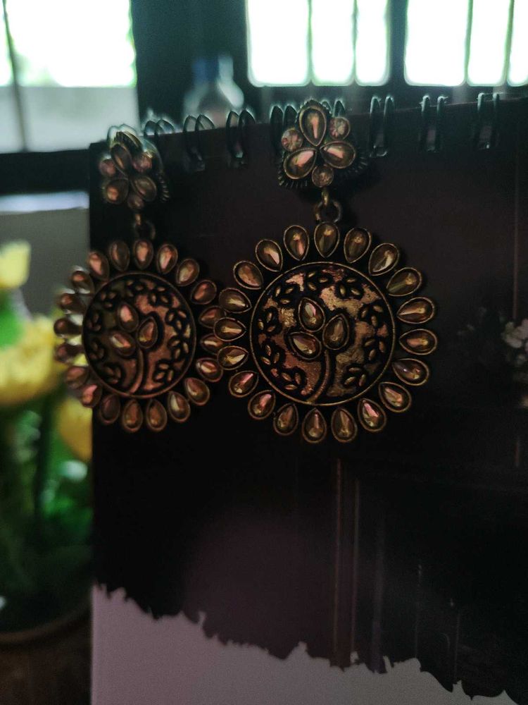 Ethnic Golden Earings💌🎀