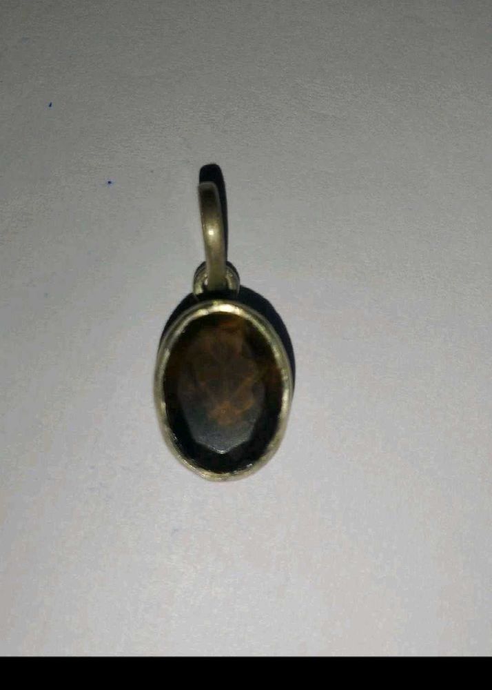 pure silver smoky  quartz