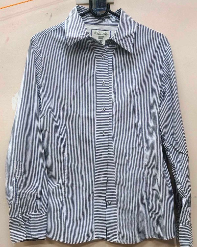 Striped Button-Down Shirtfor women