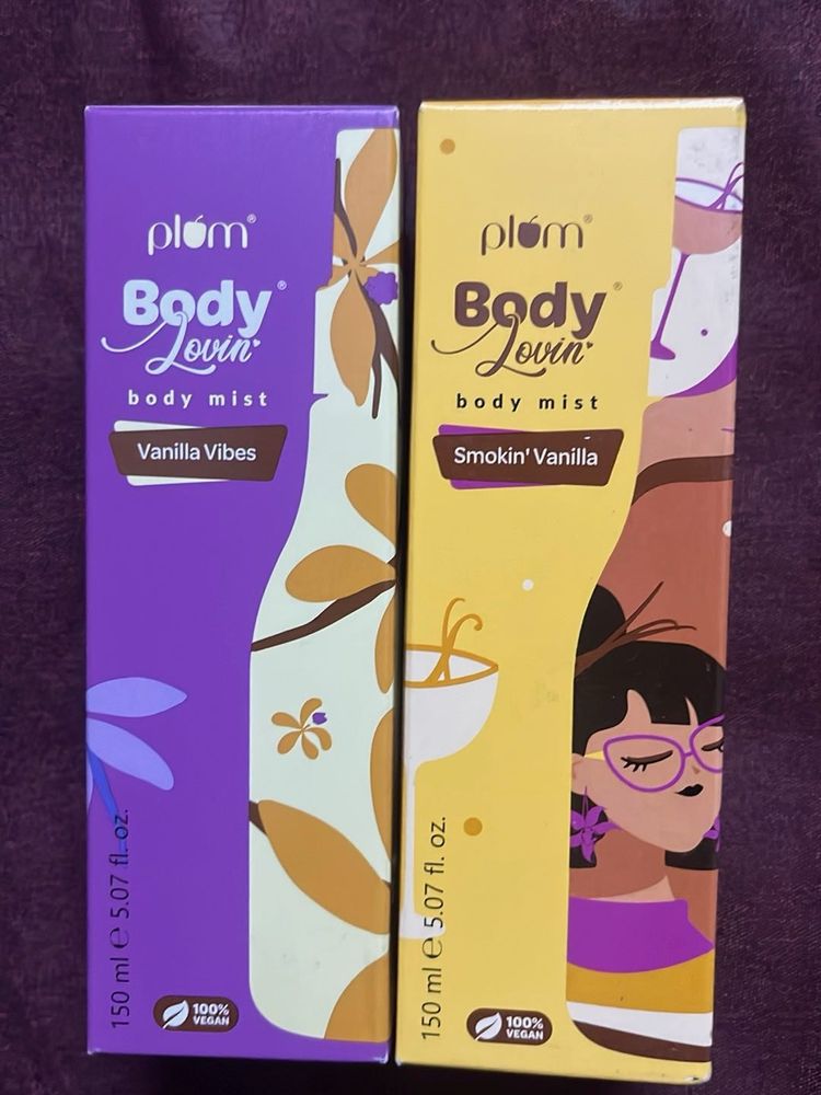 Plum Body Mist Set