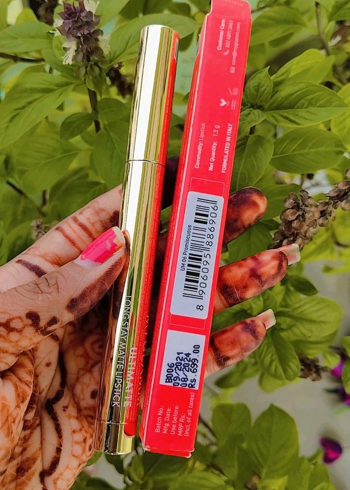 Myglamm Ultimate Long Stay Matte Lipstick🌼