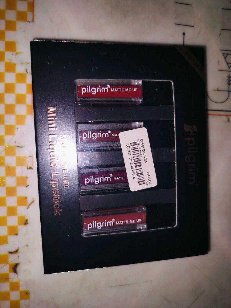 Pilgrim Matte Lipstick Set Of Four
