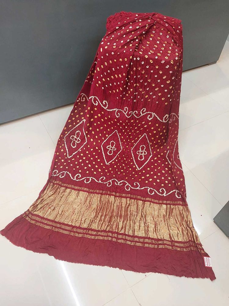 Gaji Silk Bandhani Saree 🥻 😍