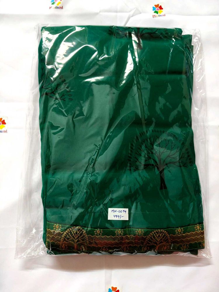 Green Colour Saree For Sale