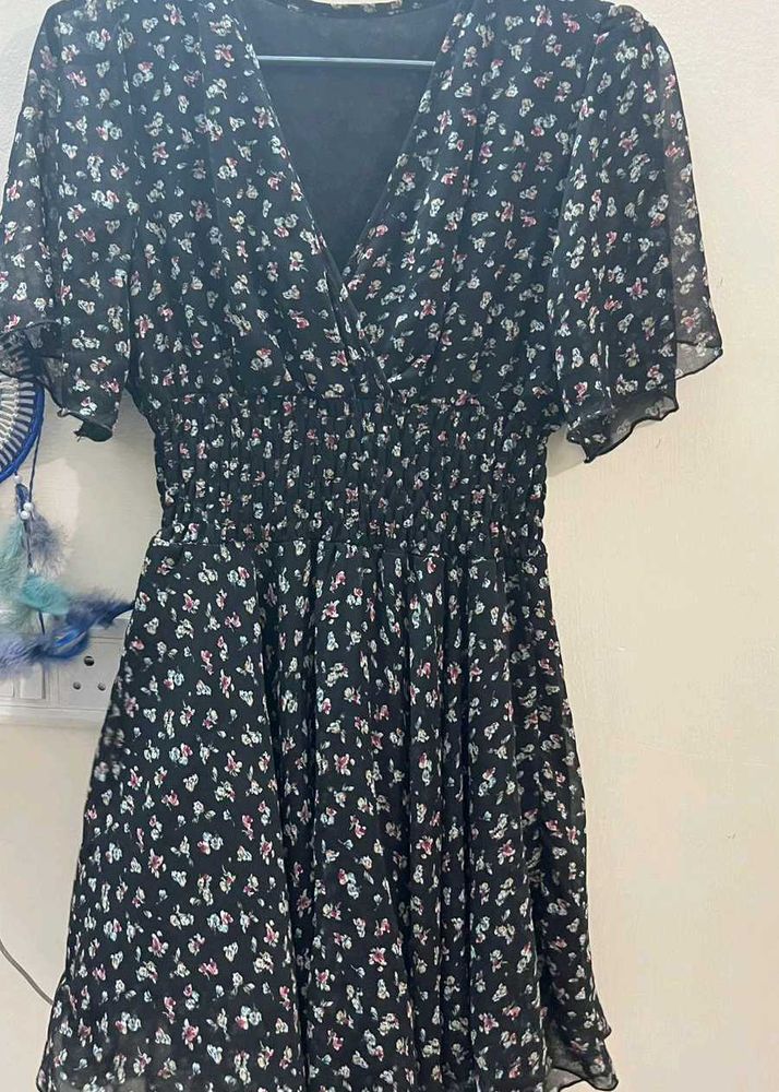 Floral Print Mini Dress