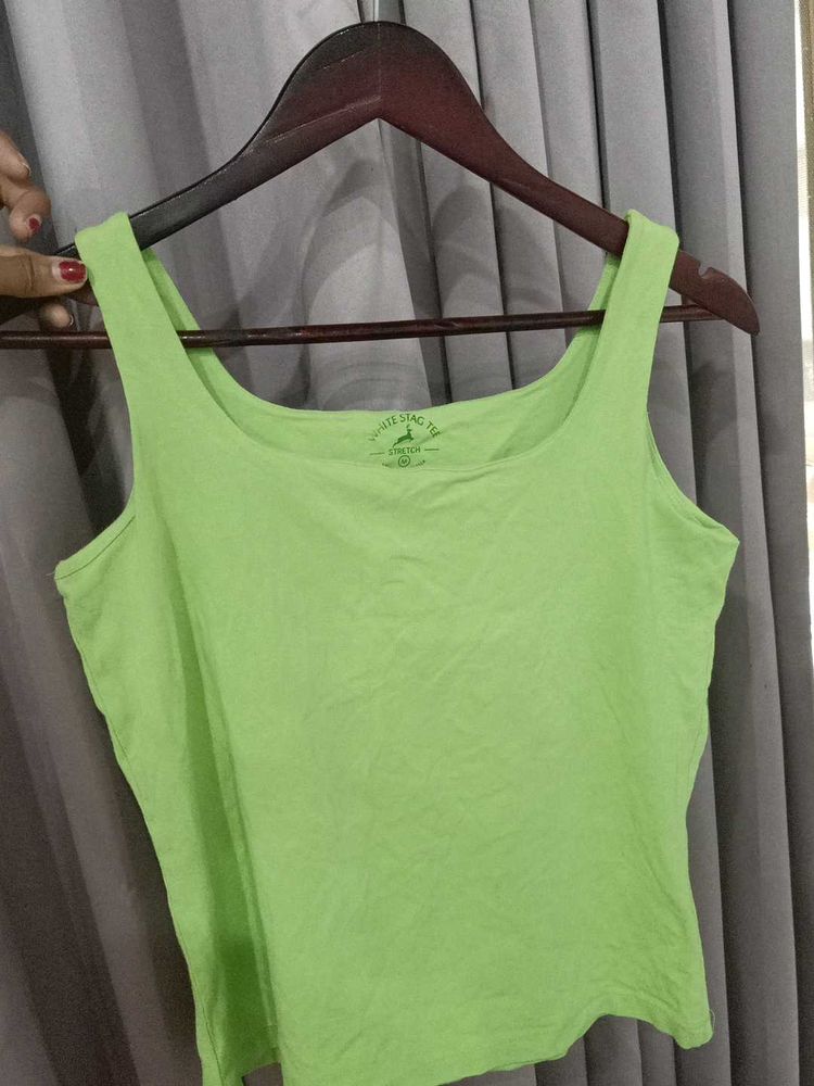 Fluorescent Green Tank Top