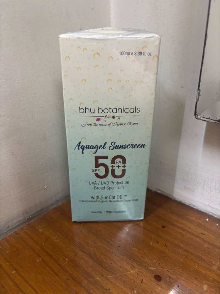 Bhu Botanicals Aquagel Sunscreen SPF 50