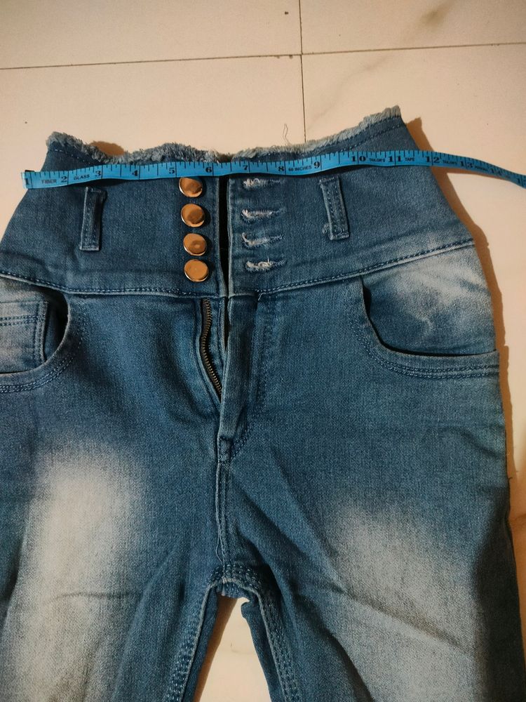 High Waisted Skinny Jeans