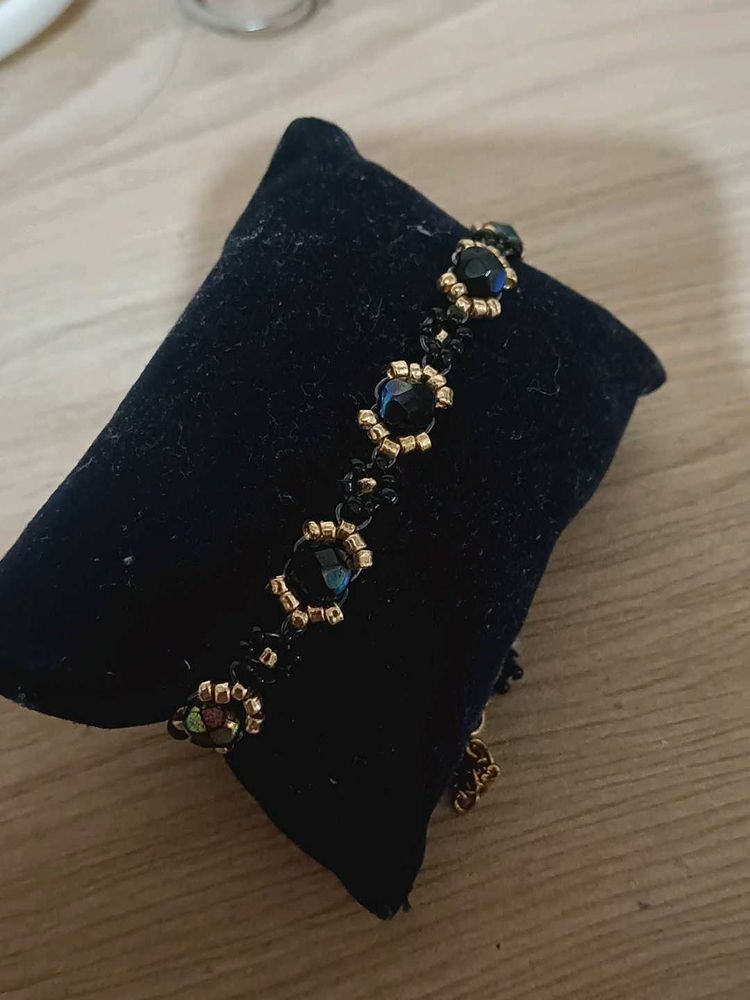 Pinteresty Cute Seed Bead Bracelet And Ring