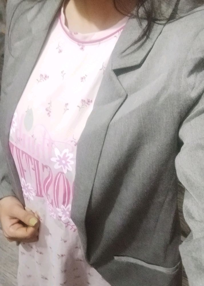 Blazer Grey Color Conditions New No Damage