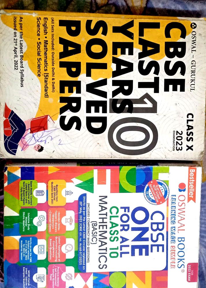 Class 10 Combo Of 2 Oswaal Books