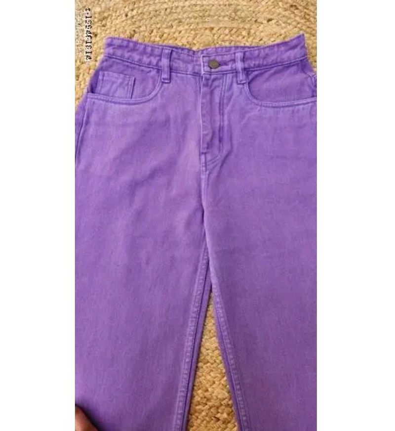 Lavender High-Waisted Jeans😻