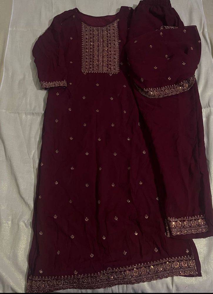 Beautiful maroon Kurta