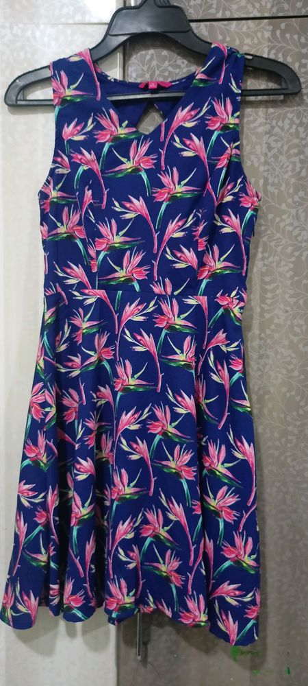 beautiful blue floral dress