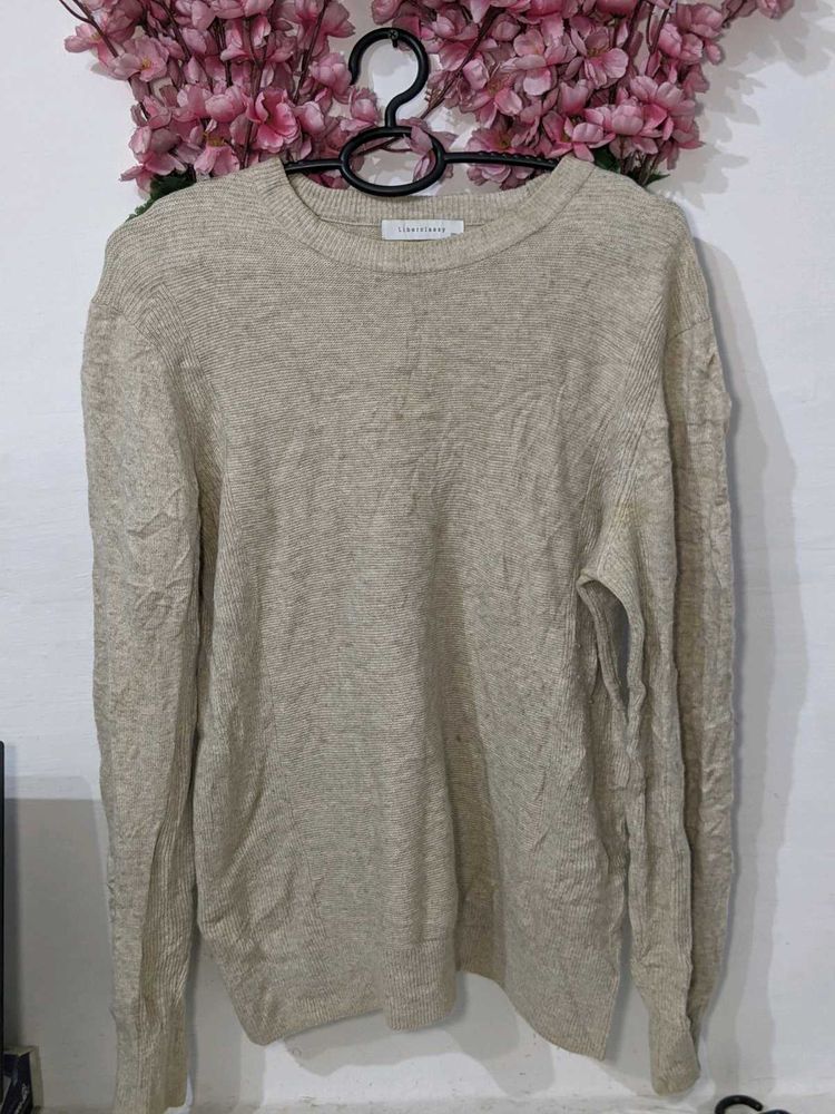 Light Brown Thin Woolen Top