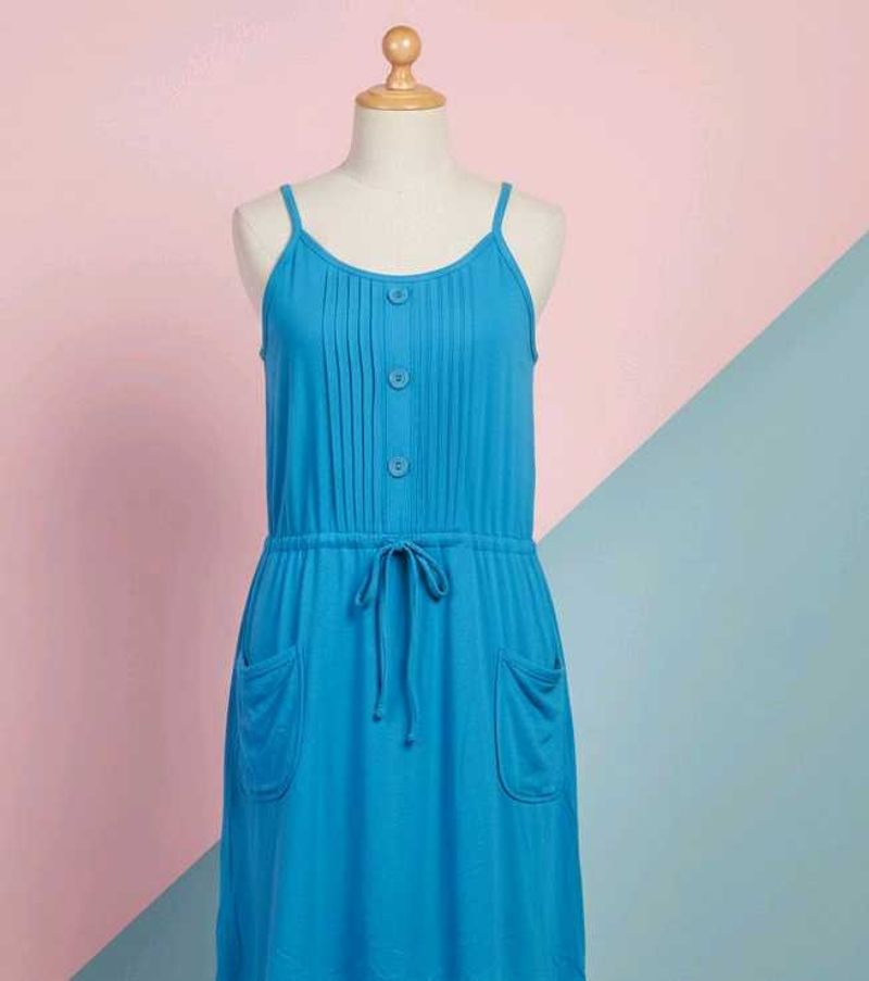 Blue Sundress with Pockets