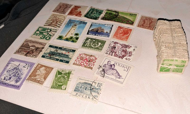 520 Vintage Stamps