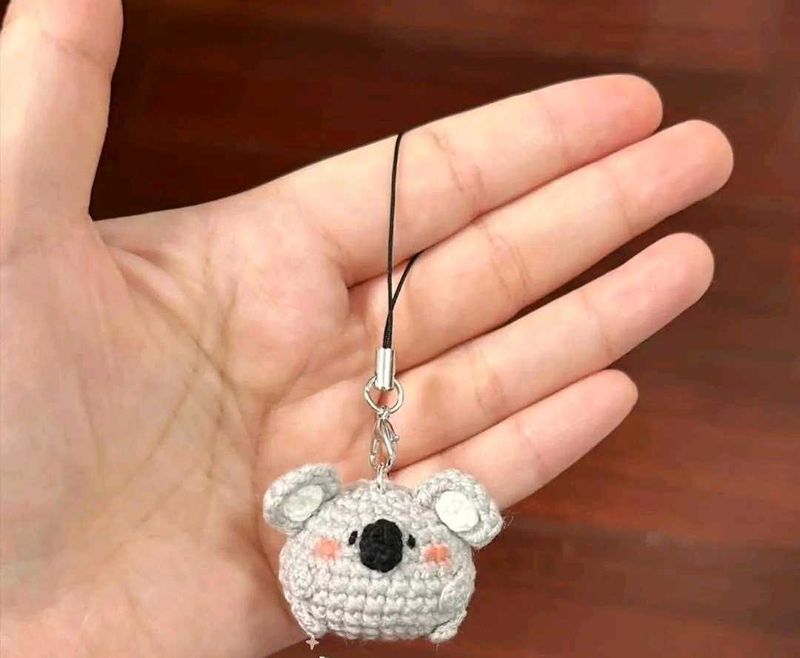 Crochet Koala Phone Charms