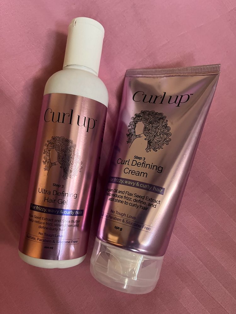 Curl Up Cream And Gel