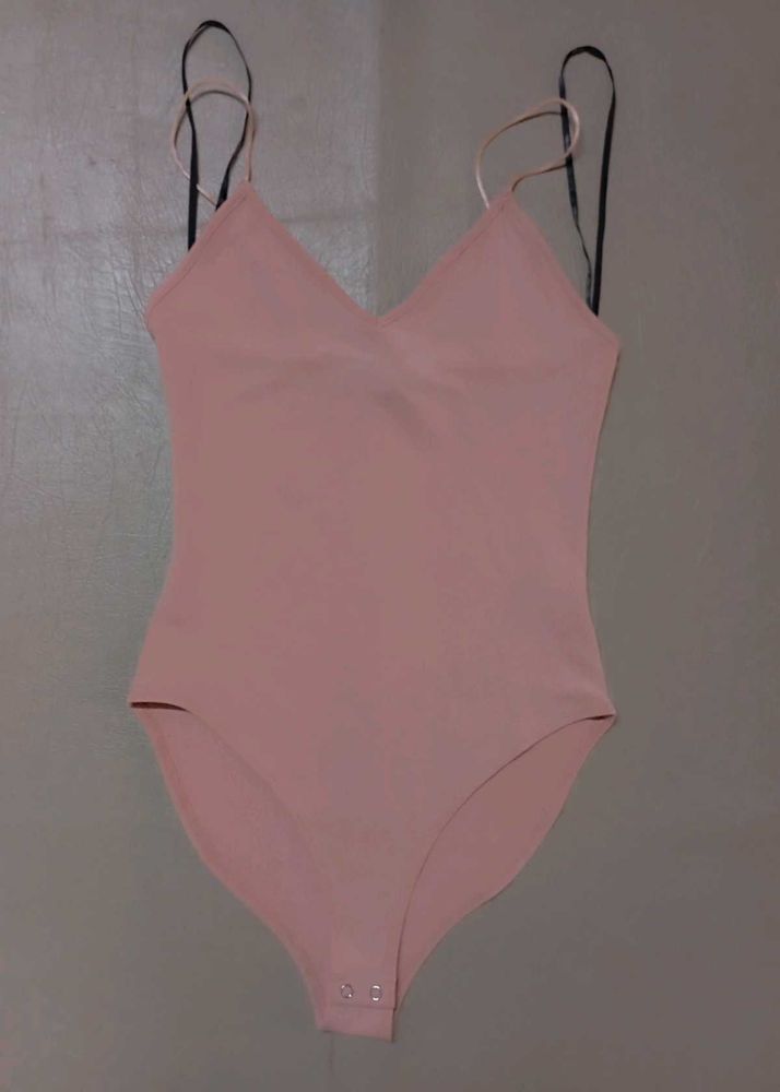 Forever 21 baby pink body suit You
