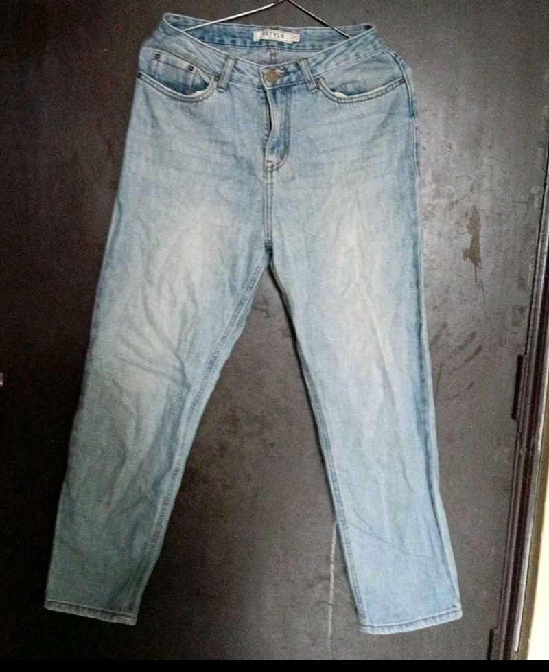 Light Wash Denim Jeans