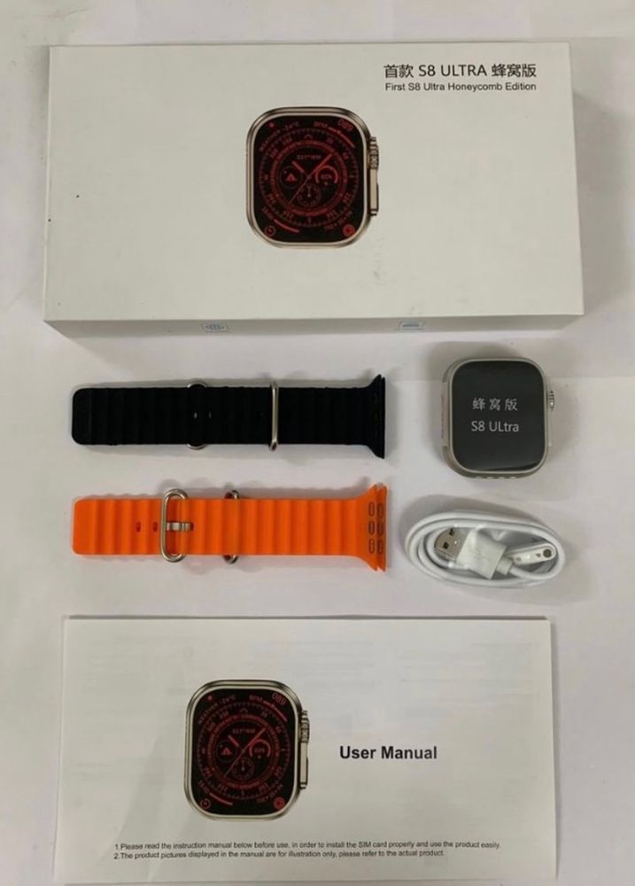 Smartwatch S8 Ultra 4G Sim Only For 2899/-
