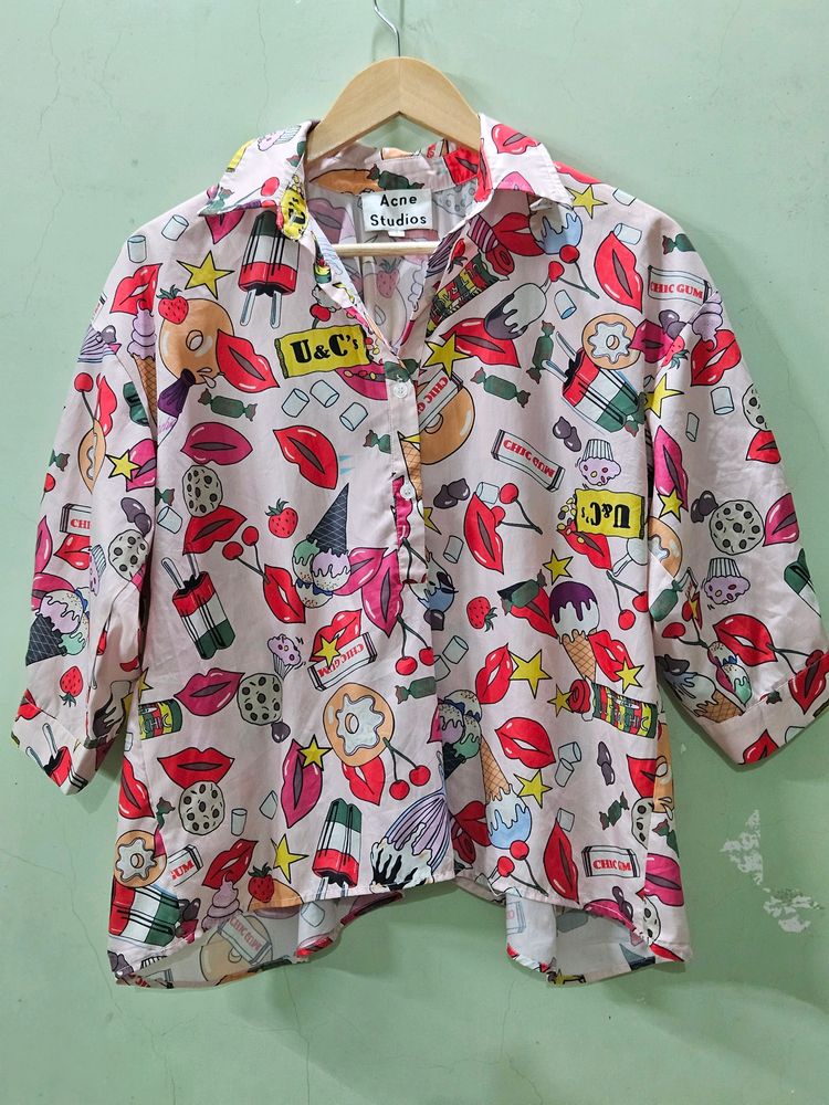 Acne Studios Print Button-Down