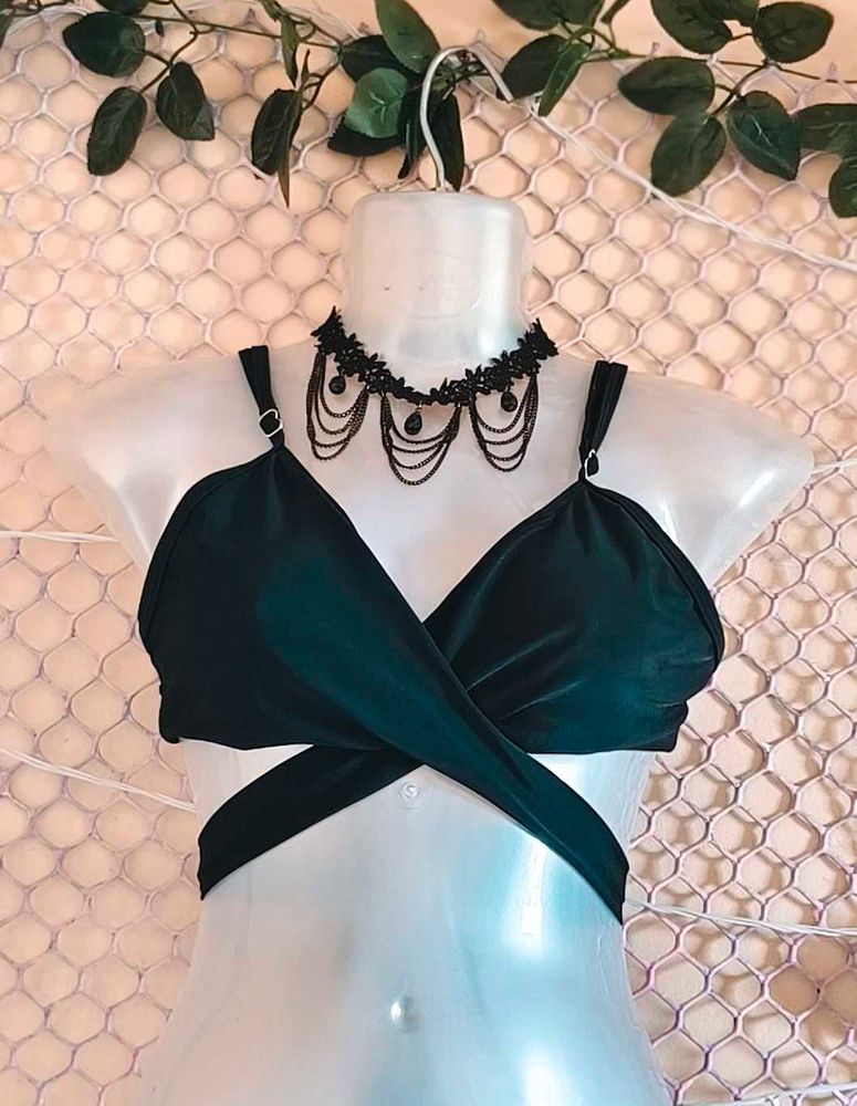 Size M/L 🎁Buy 2 Get 1 Free 🎁 Wrap Bikini Top