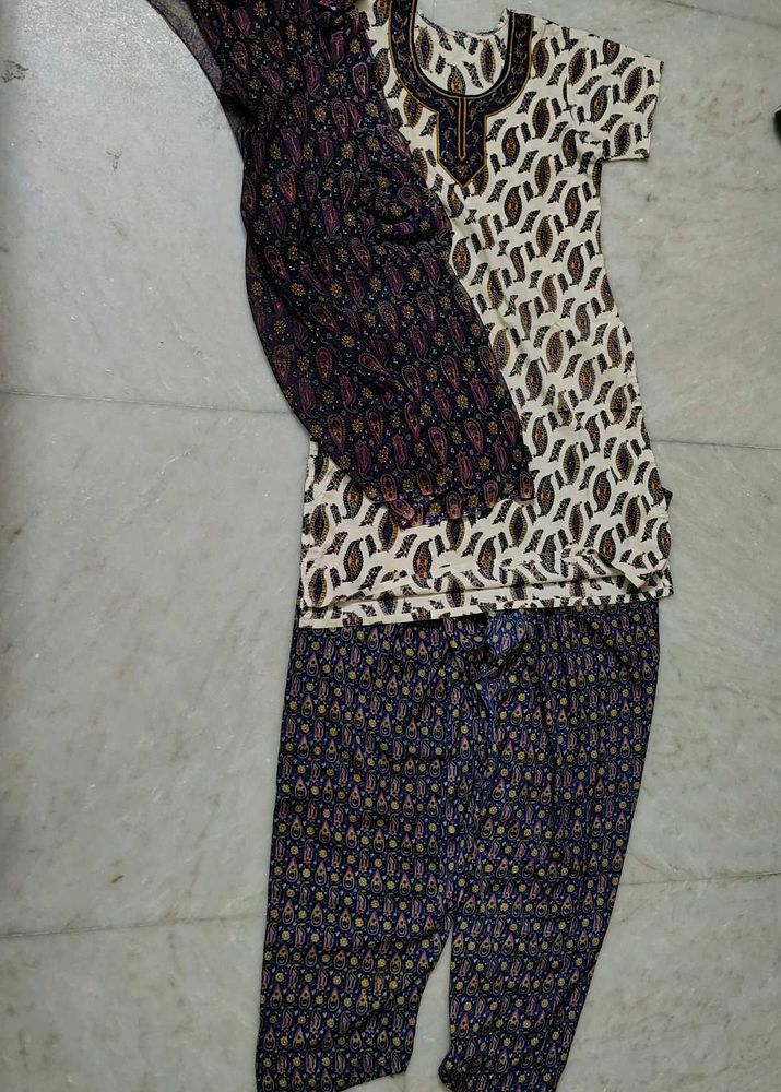Suit Salwar Dupatta Set