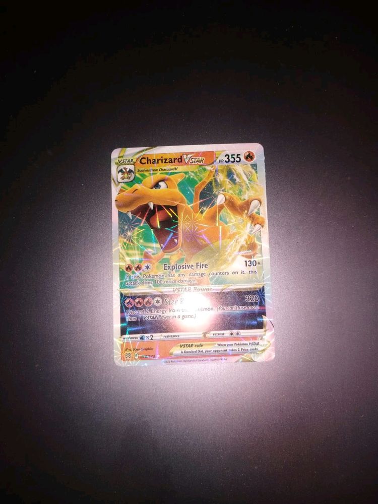 Pokemon Card Charizard Vstar 1pic Free Whimsicott