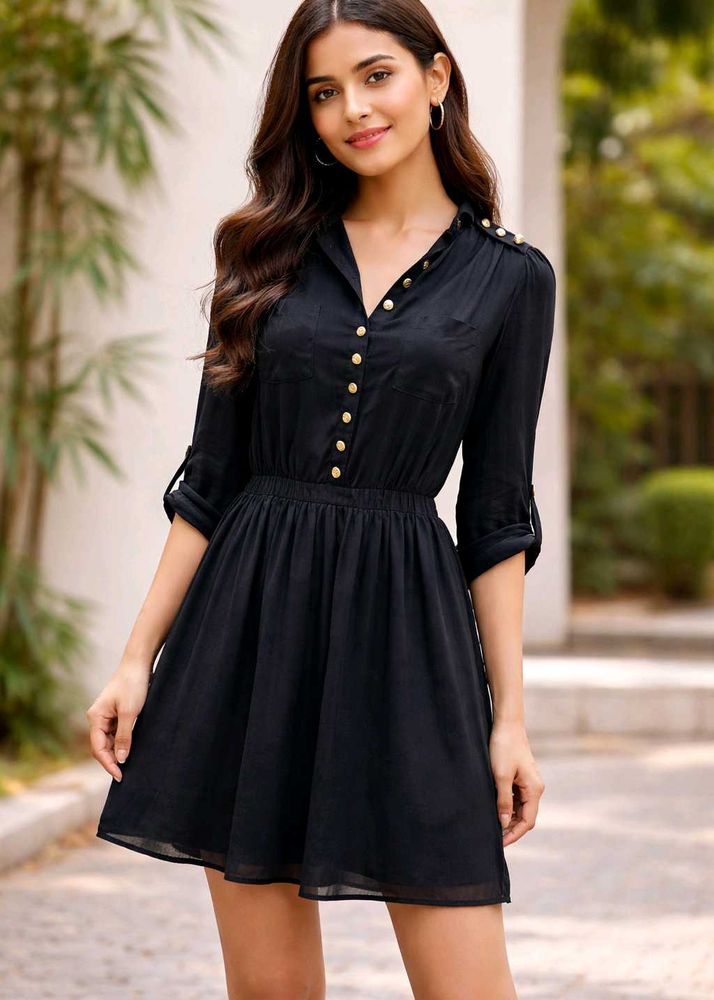 Navy blue dress 👗