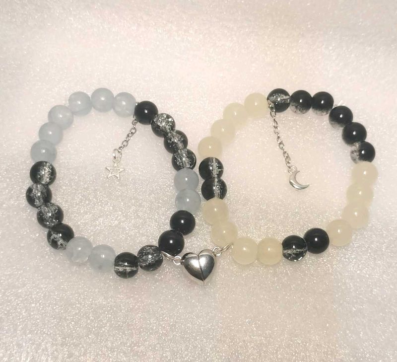 Matching Duo Bracelets with Charms